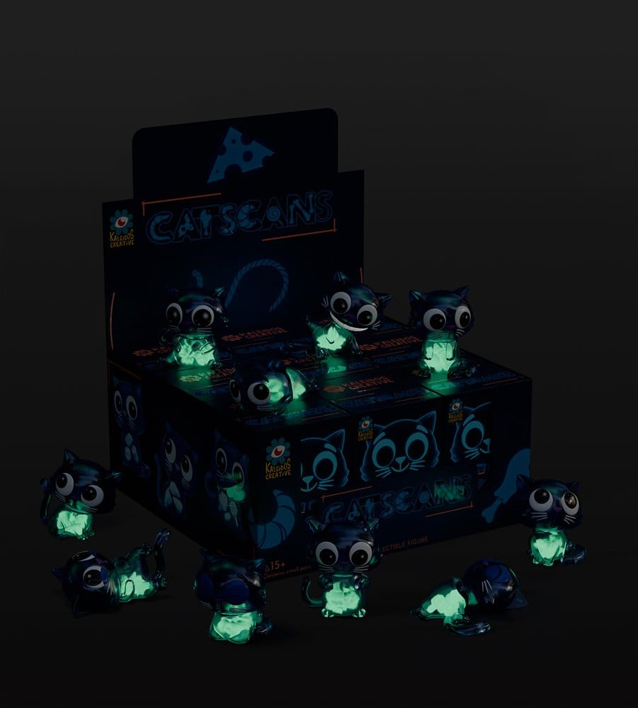 Cat Scans Mini Figures S1 6 cm Blind Box Display (9)