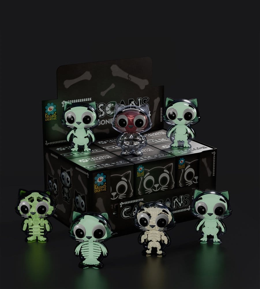 Cat Scans Mini Figures S2 Bare Bones 6 cm Blind Box Display (6)