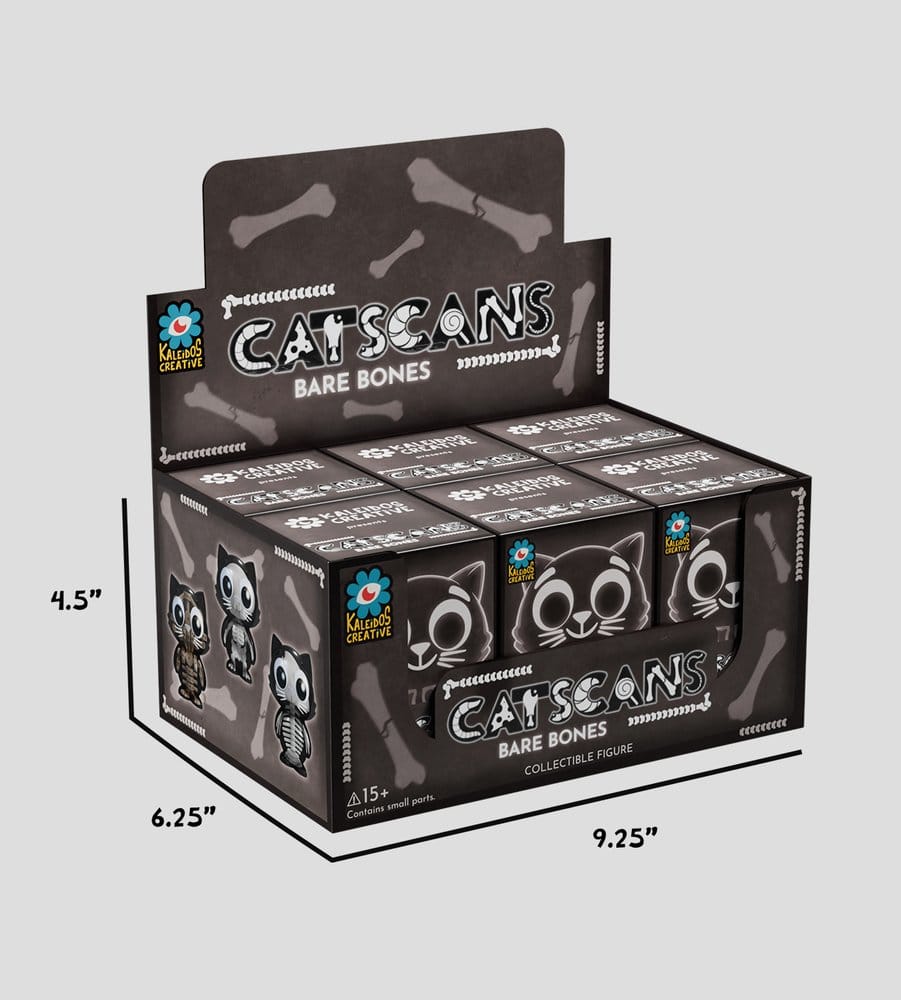 Cat Scans Mini Figures S2 Bare Bones 6 cm Blind Box Display (6)