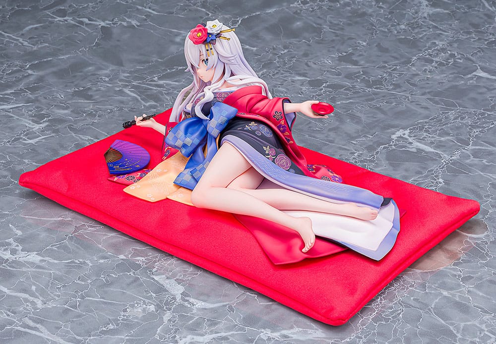 Neptunia x Senran Kagura Statue 1/7 Black Heart Kimono Ver. 10 cm