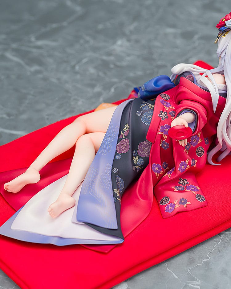 Neptunia x Senran Kagura Statue 1/7 Black Heart Kimono Ver. 10 cm
