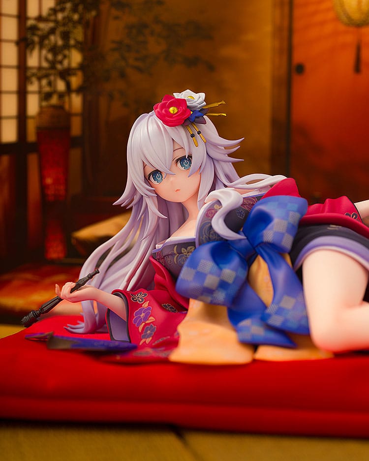 Neptunia x Senran Kagura Statue 1/7 Black Heart Kimono Ver. 10 cm