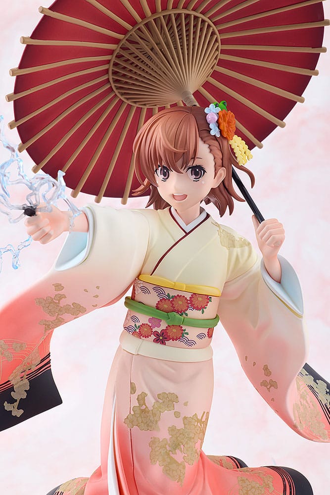A Certain Scientific Railgun T Statue 1/7 Mikoto Misaka Furisode Kimono Ver. 28 cm