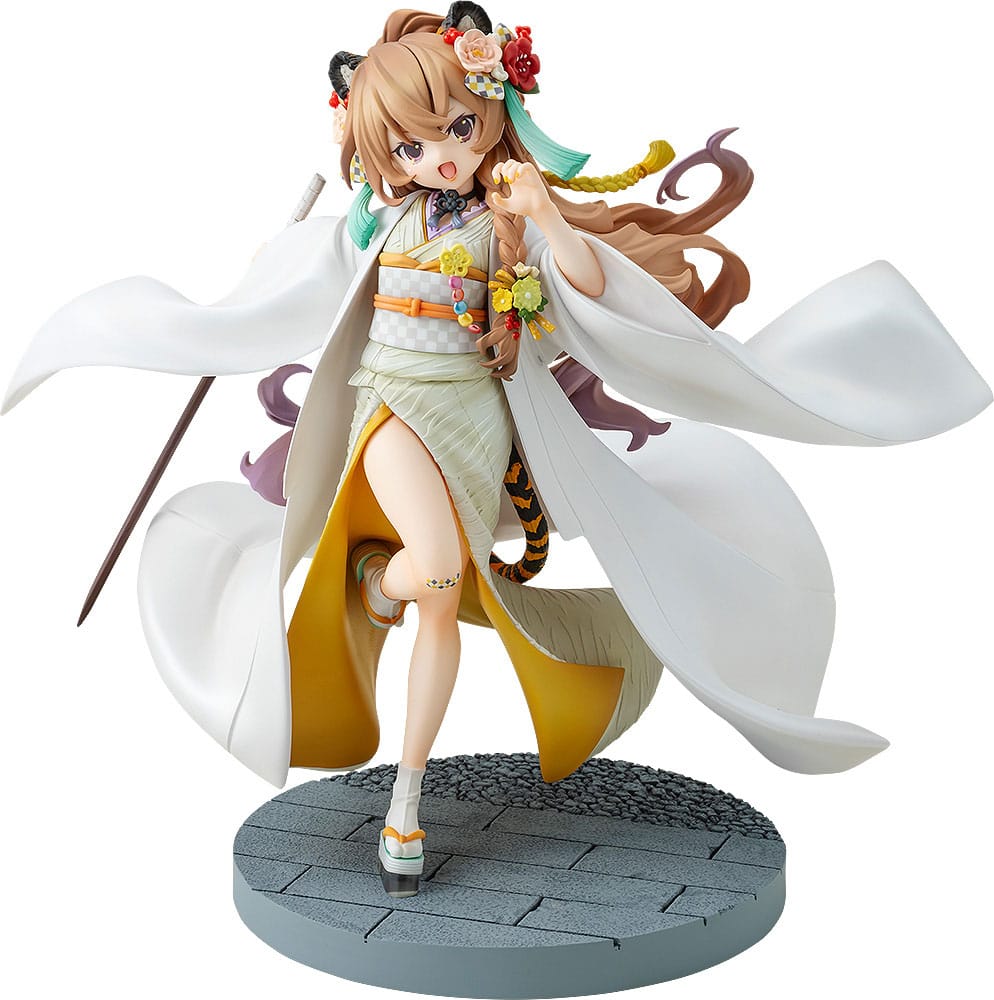 Toradora! Statua in PVC Taiga Aisaka: Kimono bianco Ver. 22 centimetri