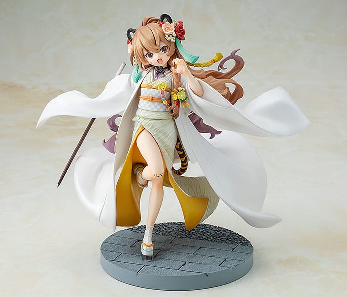 Toradora! Statua in PVC Taiga Aisaka: Kimono bianco Ver. 22 centimetri