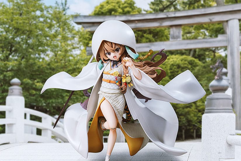 Toradora! Statua in PVC Taiga Aisaka: Kimono bianco Ver. 22 centimetri