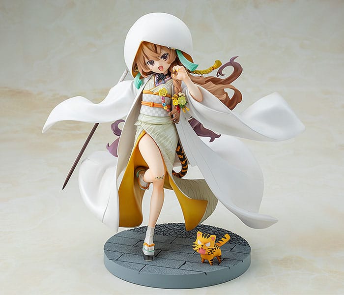 Toradora! Statua in PVC Taiga Aisaka: Kimono bianco Ver. 22 centimetri