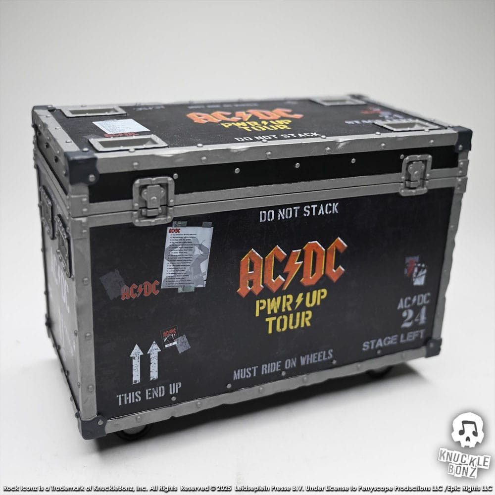 AC/DC Rock Ikonz On Tour Statue PWR UP Tour Road Case