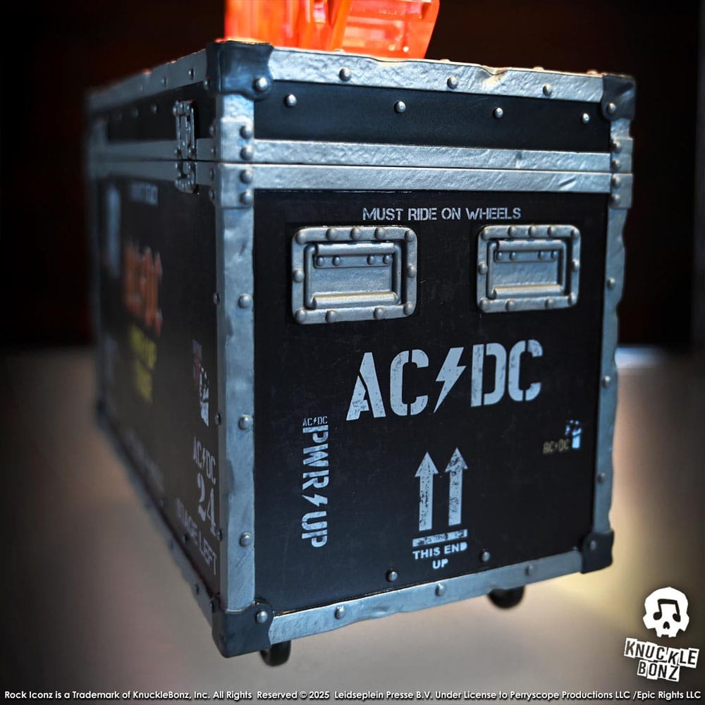AC/DC Rock Ikonz On Tour Statue PWR UP Tour Road Case