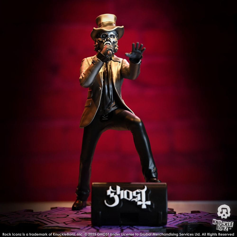 Ghost Rock Iconz Statue Papa V Perpetua Top Hat 22 cm