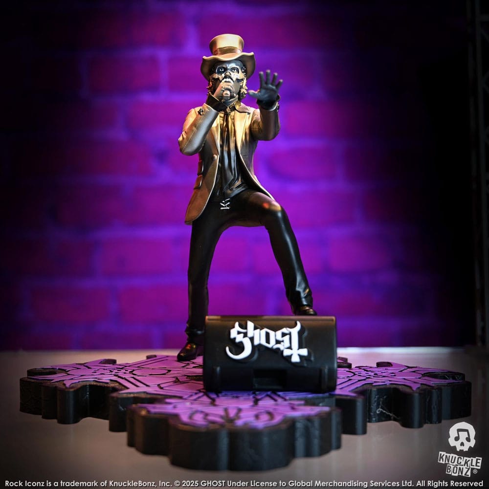 Ghost Rock Iconz Statue Papa V Perpetua Top Hat 22 cm