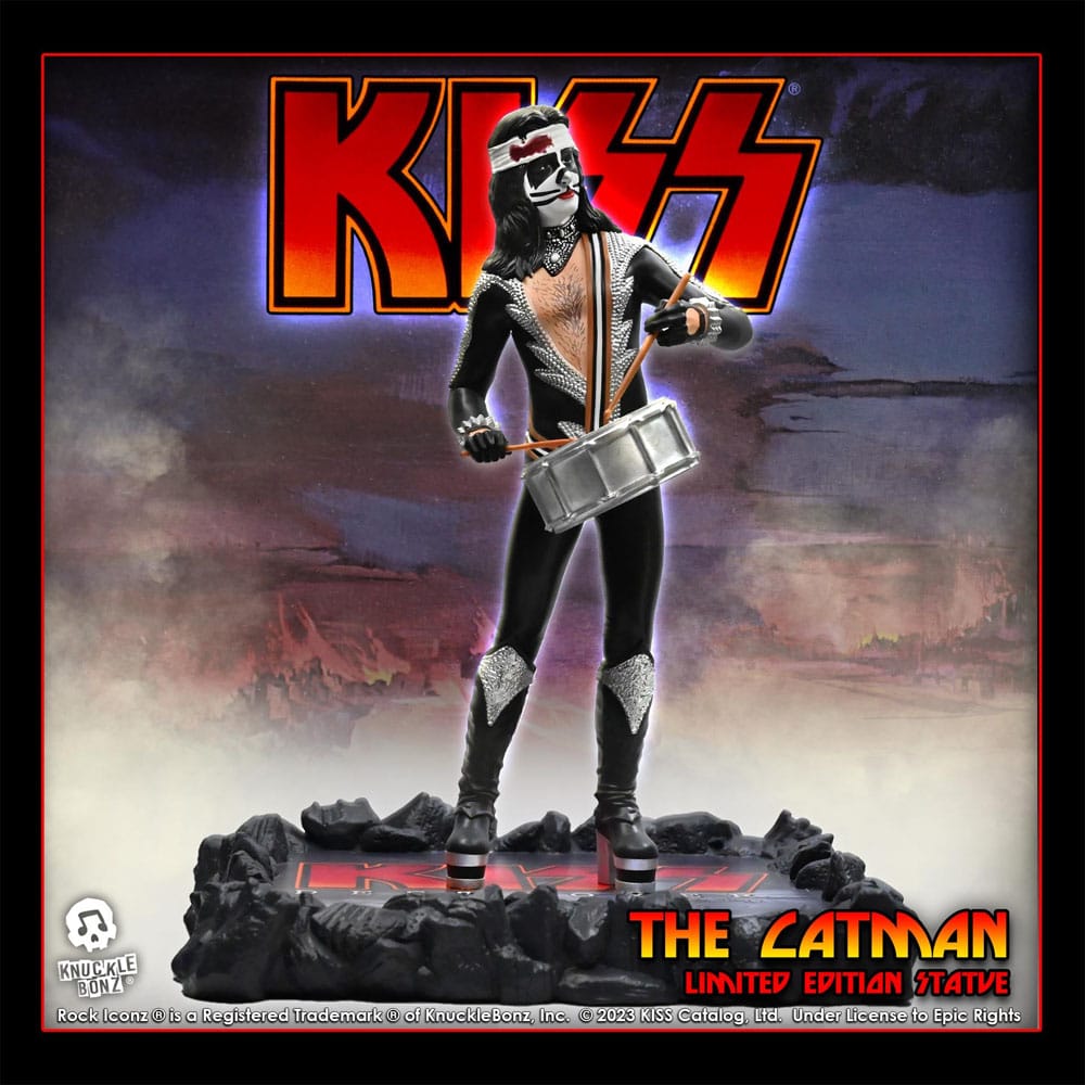 Statua Kiss Rock Iconz The Catman (Distruttore) 22 cm