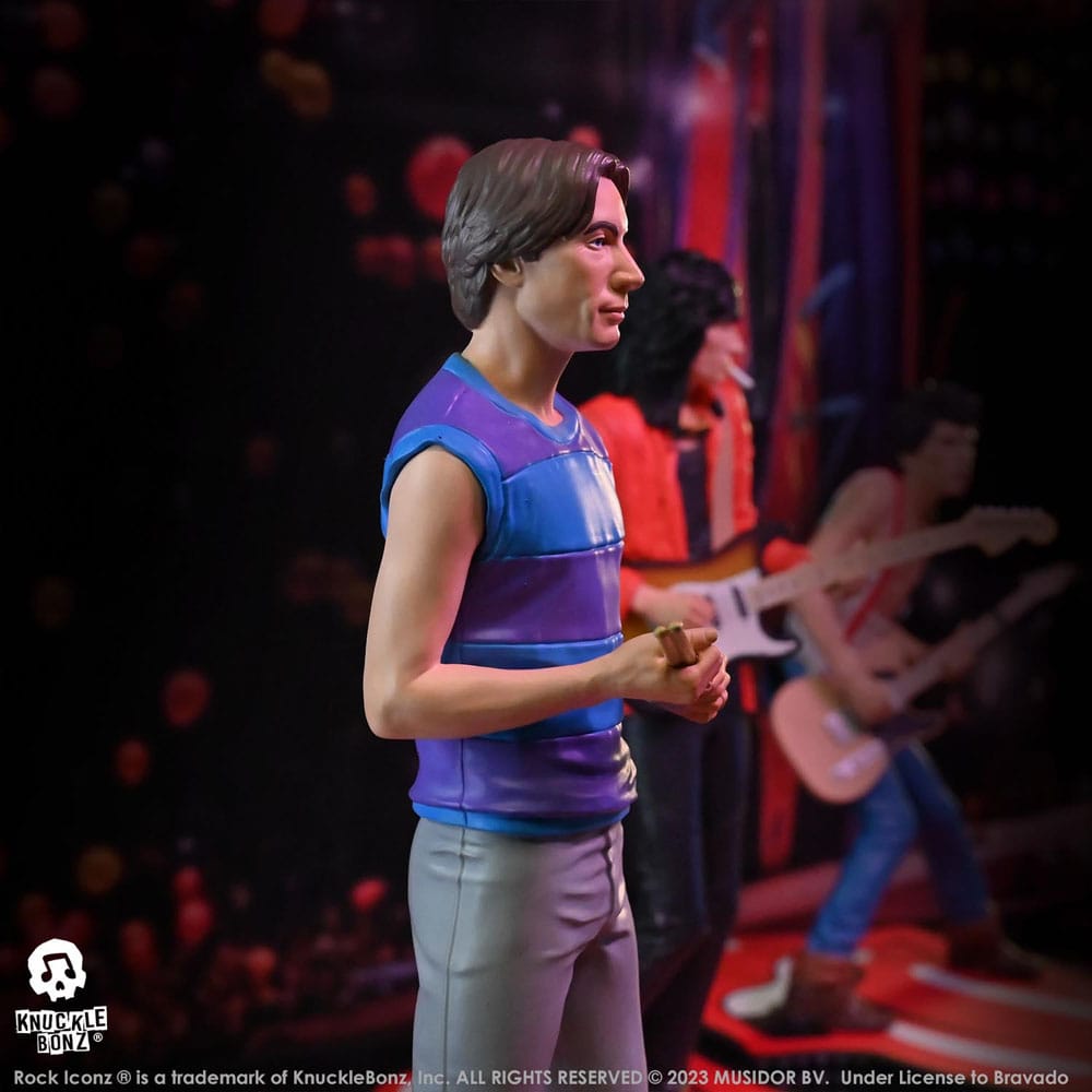 Statua icona rock dei Rolling Stones Charlie Watts (Tattoo You Tour 1981) 22 cm