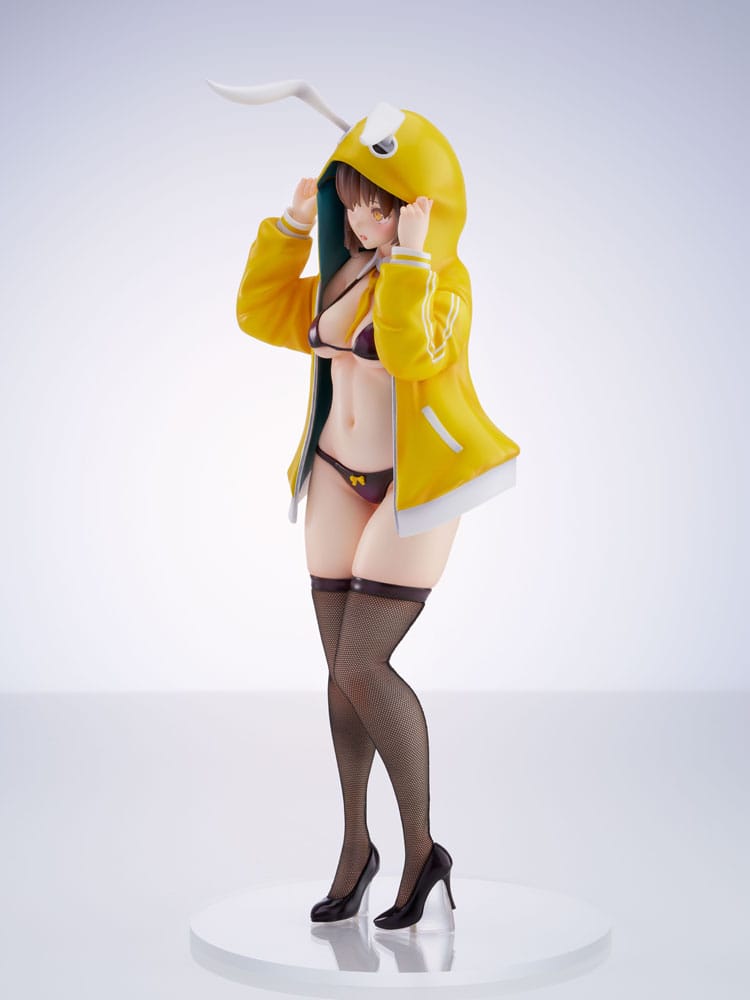 Statua in PVC originale 1/6 di Hinata Sakura Shyness Bunny 29 cm