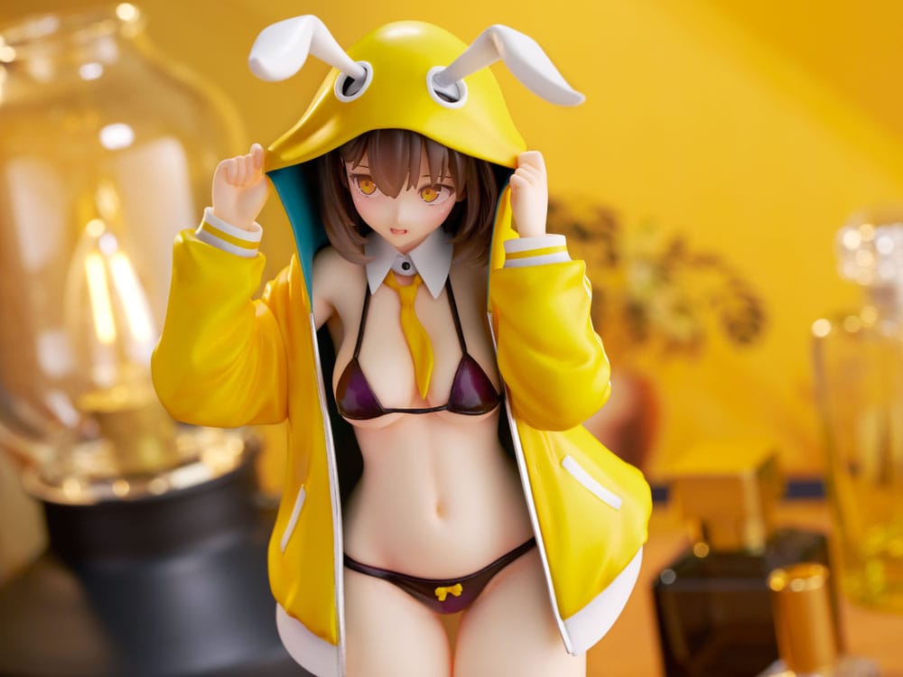 Statua in PVC originale 1/6 di Hinata Sakura Shyness Bunny 29 cm