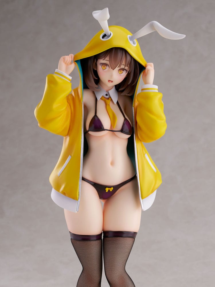 Statua in PVC originale 1/6 di Hinata Sakura Shyness Bunny 29 cm