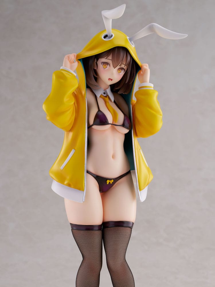 Statua in PVC originale 1/6 di Hinata Sakura Shyness Bunny 29 cm