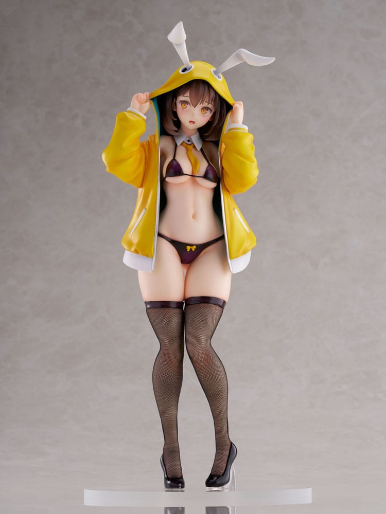 Statua in PVC originale 1/6 di Hinata Sakura Shyness Bunny 29 cm