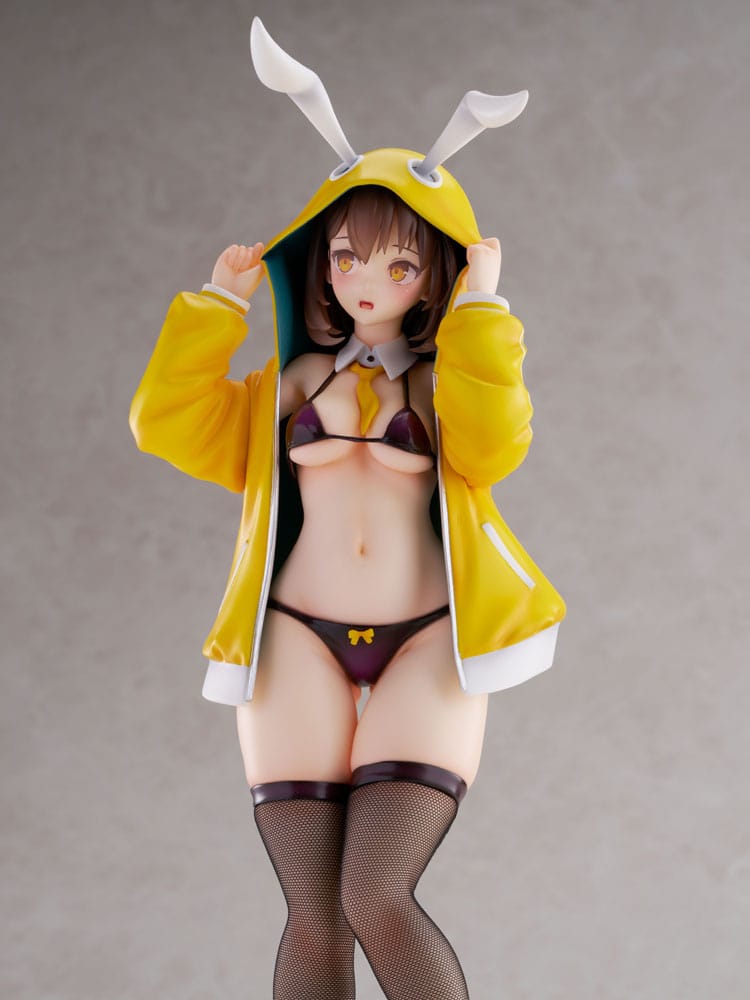 Statua in PVC originale 1/6 di Hinata Sakura Shyness Bunny 29 cm