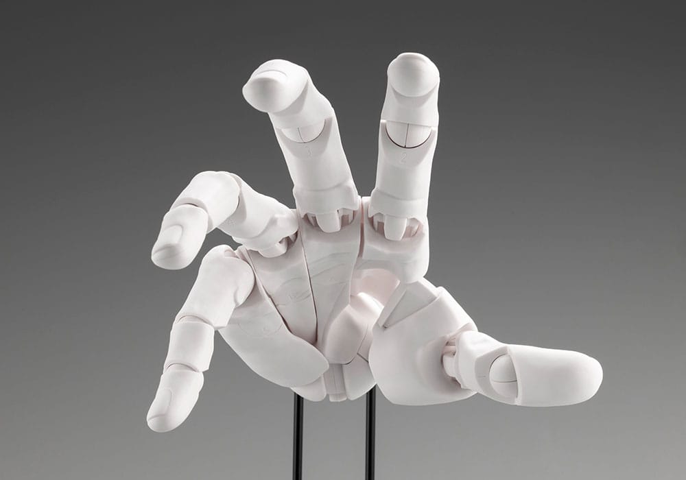 Takahiro Kagami PVC Artista Supporto Articolo Mano 1/1 Modello Uomo /R Bianco 22 cm