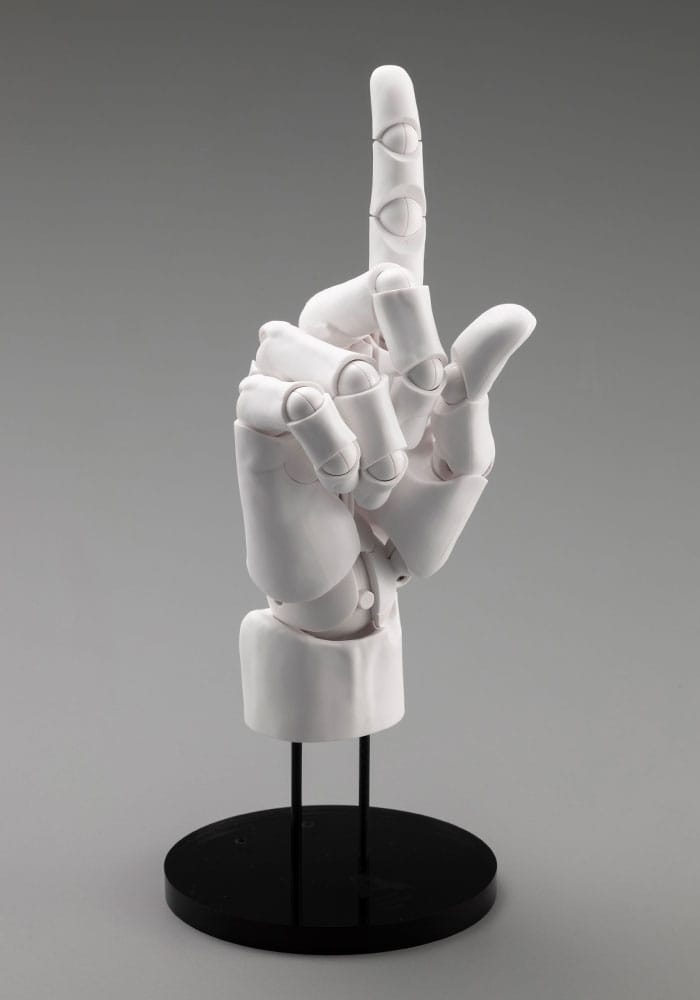 Takahiro Kagami PVC Artista Supporto Articolo Mano 1/1 Modello Uomo /R Bianco 22 cm