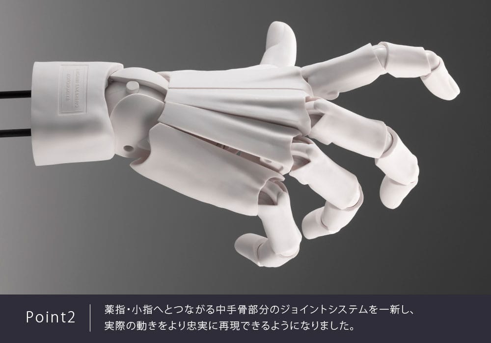 Takahiro Kagami PVC Artista Supporto Articolo Mano 1/1 Modello Uomo /R Bianco 22 cm