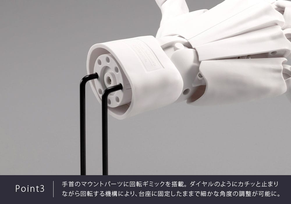 Takahiro Kagami PVC Artista Supporto Articolo Mano 1/1 Modello Uomo /R Bianco 22 cm
