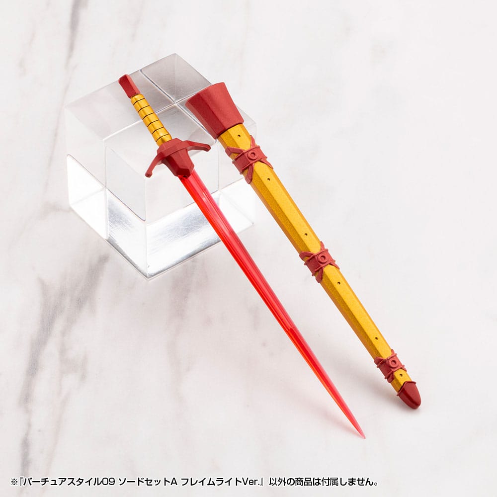Kotobukiya M.S.G. Model Kit Accessory Set Virtuous Style 09 Sword Set A Flamerite Ver.