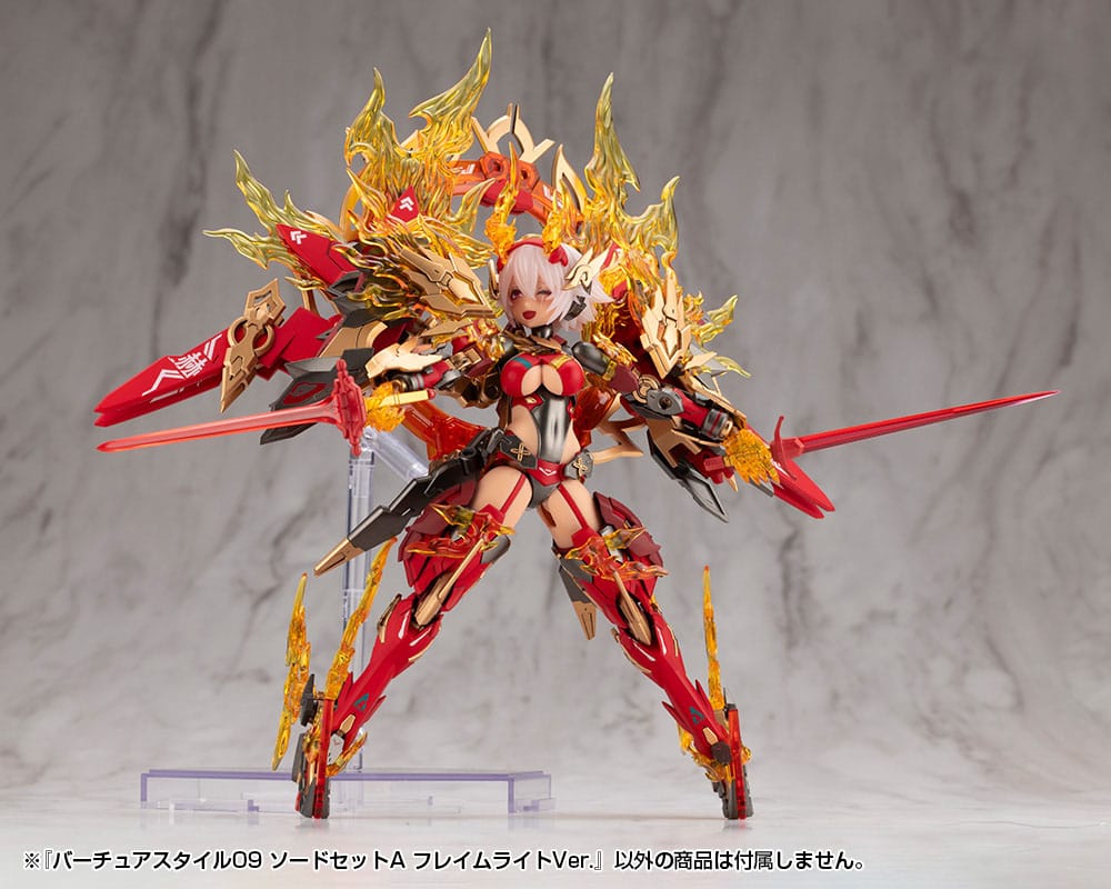 Kotobukiya M.S.G. Model Kit Accessory Set Virtuous Style 09 Sword Set A Flamerite Ver.