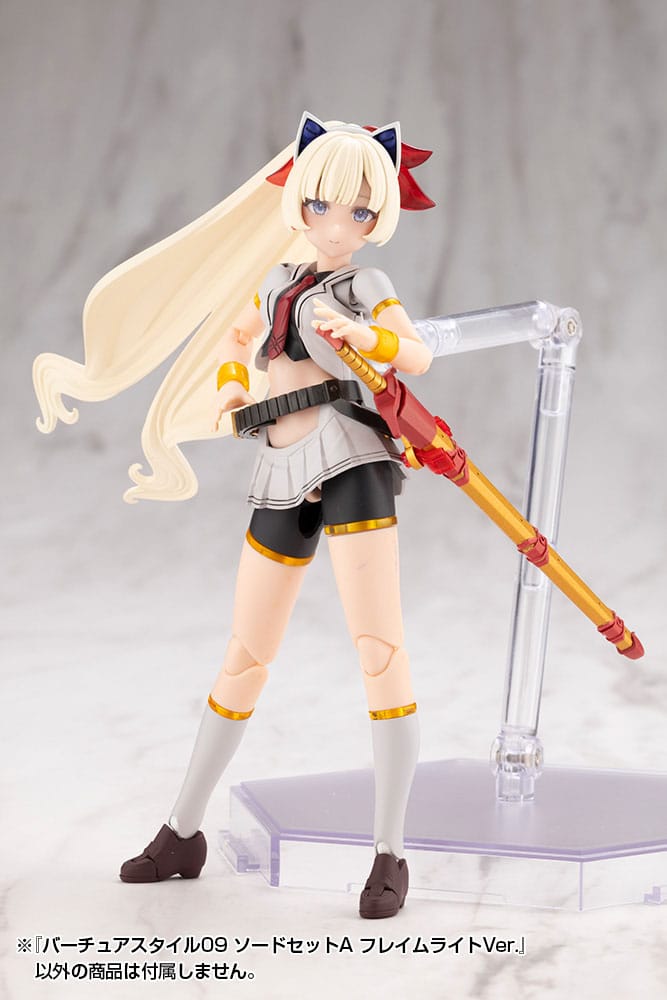 Kotobukiya M.S.G. Model Kit Accessory Set Virtuous Style 09 Sword Set A Flamerite Ver.