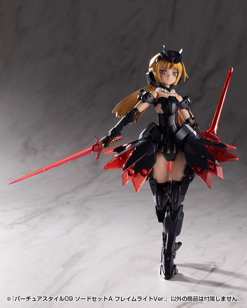 Kotobukiya M.S.G. Model Kit Accessory Set Virtuous Style 09 Sword Set A Flamerite Ver.
