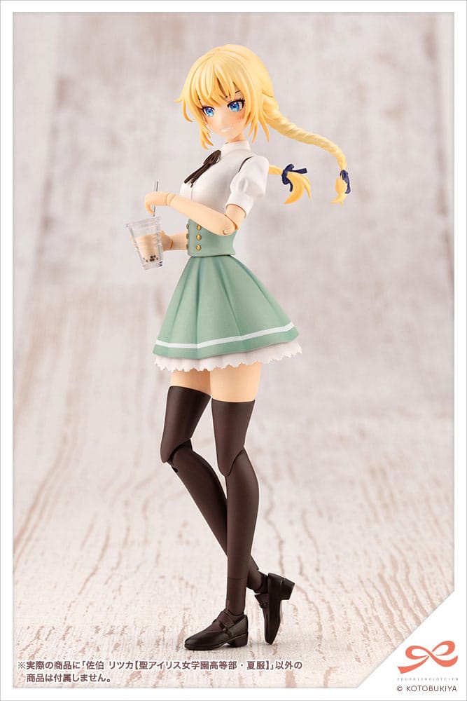 Sousai Shojo Teien Plastic Model Kit 1/10 Ritsuka Saeki St. Iris Gauken Grils' High School summer clothes 16 cm