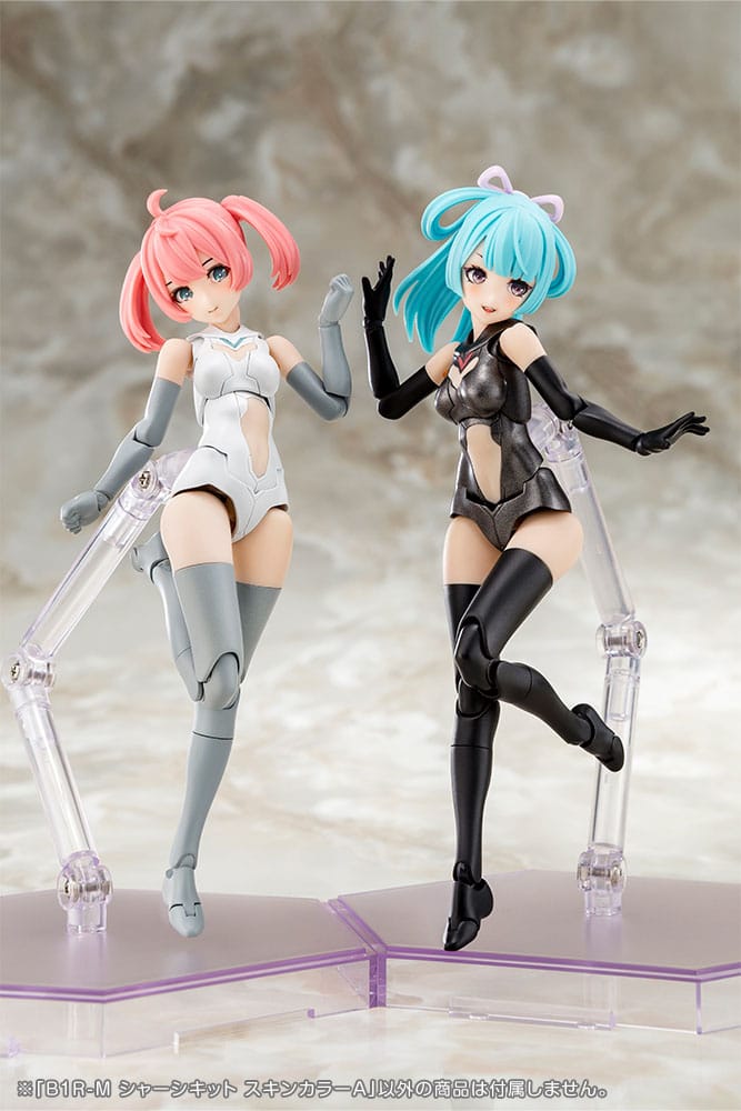 Megami Device Model Kit Accesoory Set B1R-M Chassis Kit Skin Color A (Reproduction) 14 cm