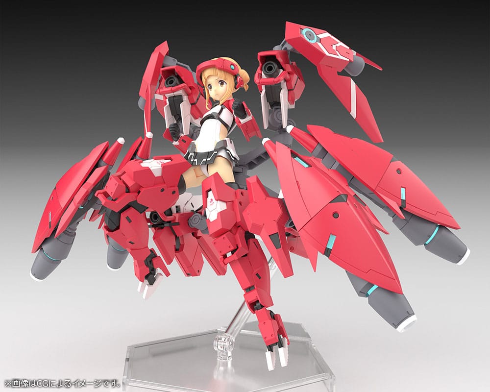 Kit modello in plastica Alice Gear Aegis Expansion Megami Device Nodoka Takahata Shimon 20 cm