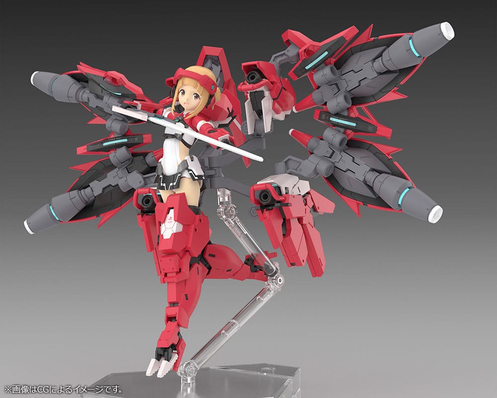 Kit modello in plastica Alice Gear Aegis Expansion Megami Device Nodoka Takahata Shimon 20 cm