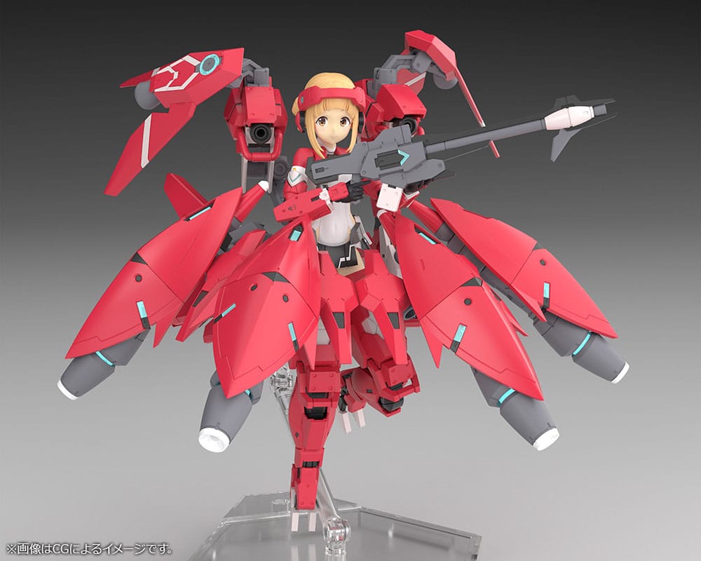 Kit modello in plastica Alice Gear Aegis Expansion Megami Device Nodoka Takahata Shimon 20 cm