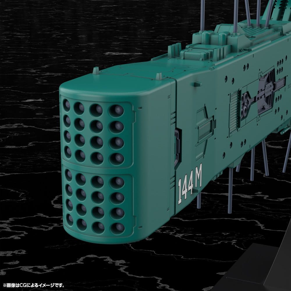 Legend of the Galactic Heroes Plastic Model Kit 1/3000 Free Planets Alliance 13th Fleet Flagship Hyperion 31 cm