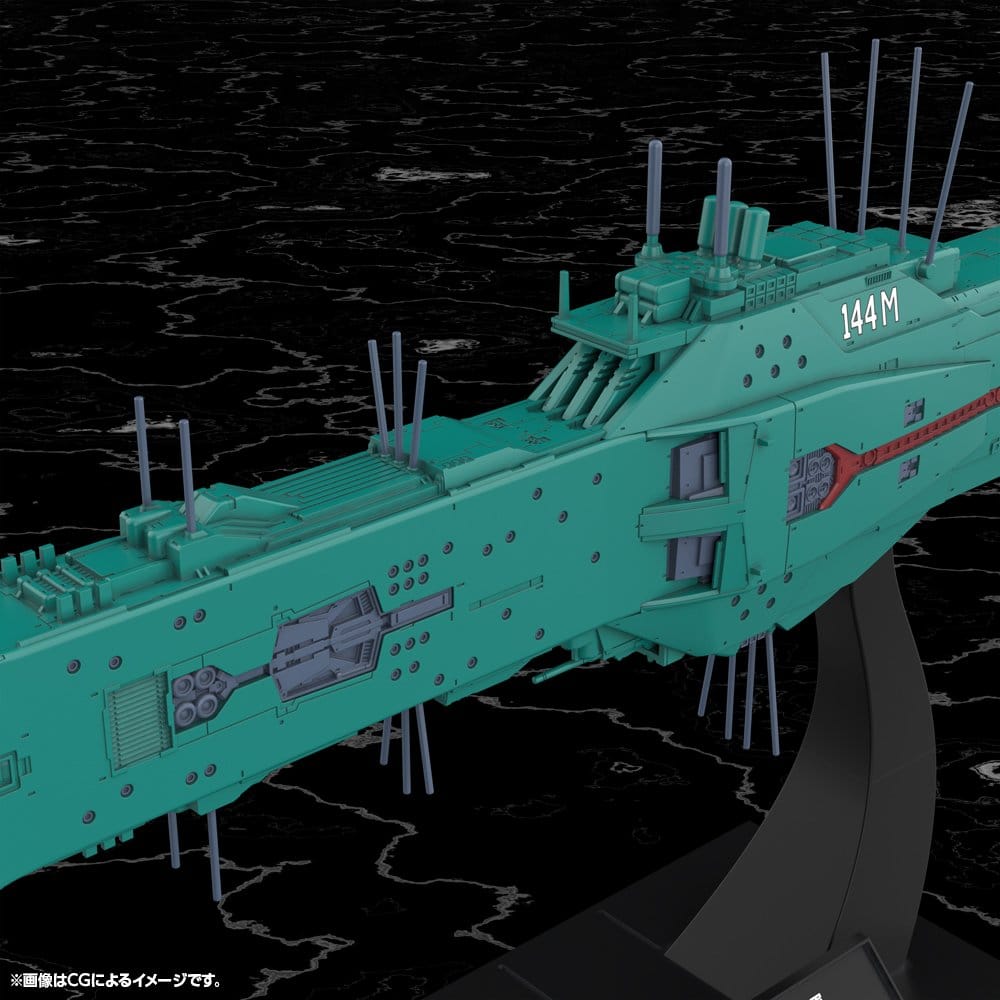 Legend of the Galactic Heroes Plastic Model Kit 1/3000 Free Planets Alliance 13th Fleet Flagship Hyperion 31 cm