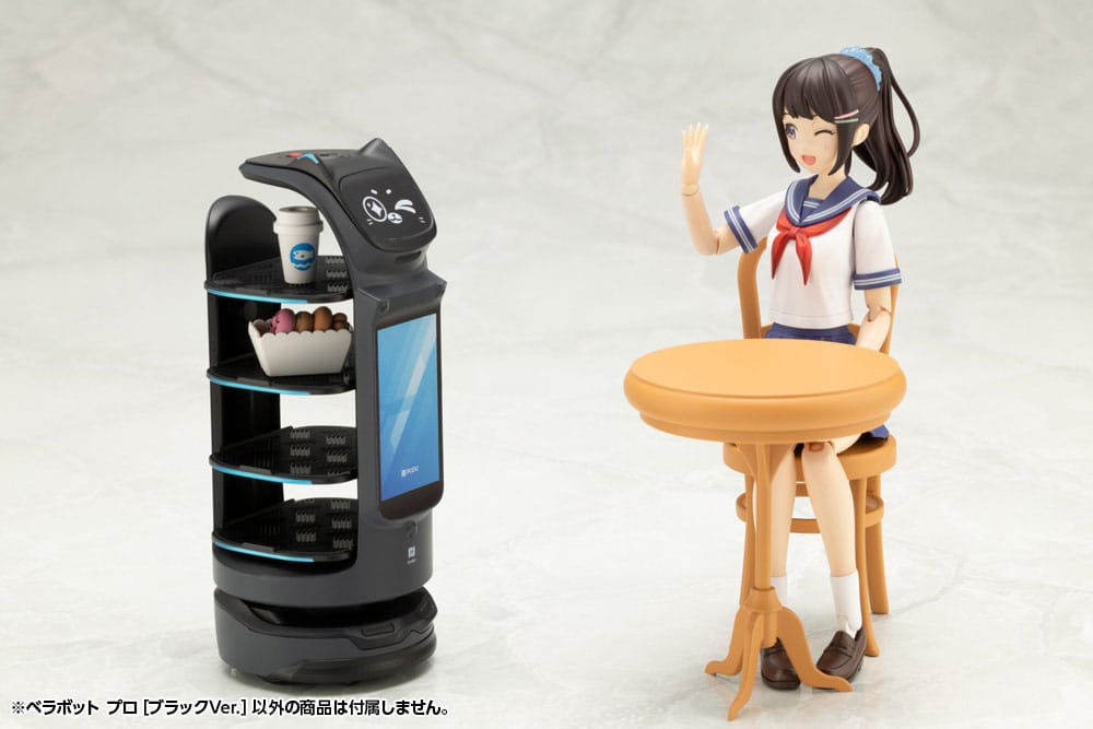 Pudu Robotics Plastic Model Kit Bellabot Black Ver. 11 cm