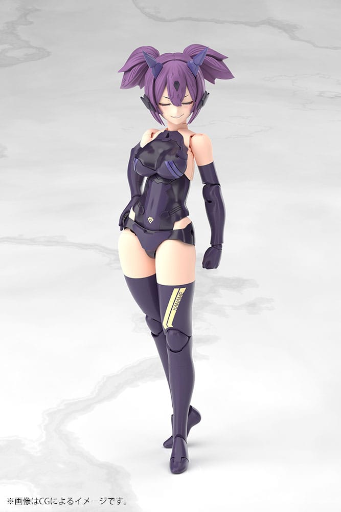 Megami Device Plastic Model Kit 1/1 Asra Ninja Kaname Shadow Edition Full Package 14 cm