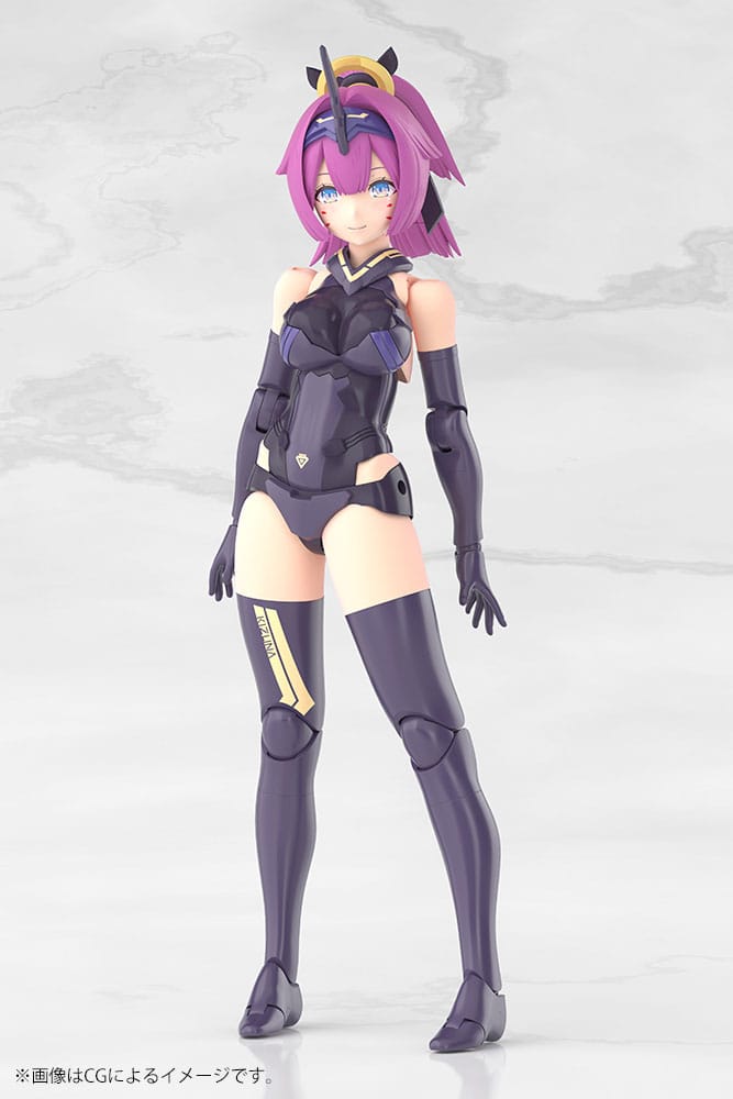 Megami Device Plastic Model Kit 1/1 Asra Archer Kizuna Shadow Edition Full Package 14 cm