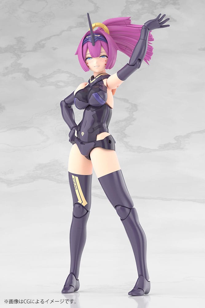 Megami Device Plastic Model Kit 1/1 Asra Archer Kizuna Shadow Edition Full Package 14 cm