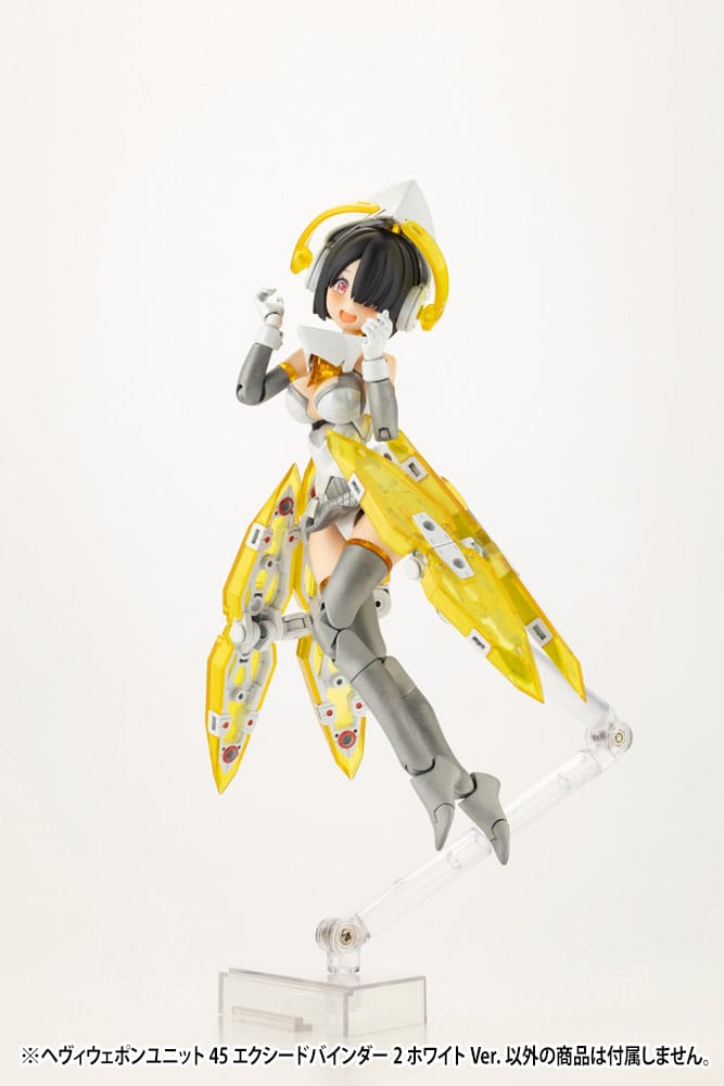 Kotobukiya MSG Model Kit Set di accessori Unità arma pesante 45 Exceed Binder 2 Ver. bianca.