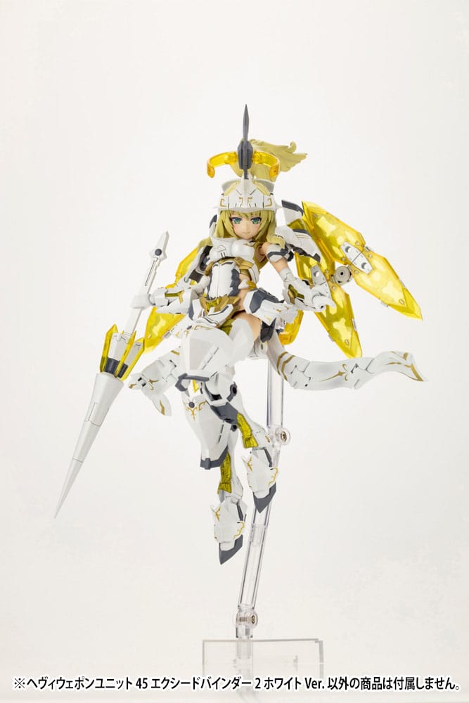 Kotobukiya MSG Model Kit Set di accessori Unità arma pesante 45 Exceed Binder 2 Ver. bianca.