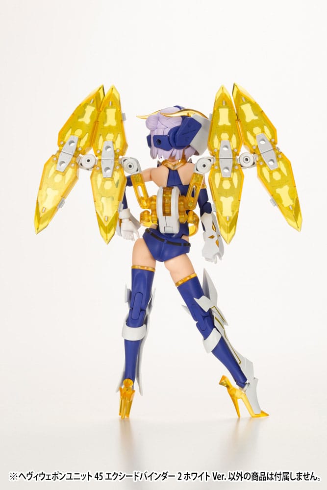 Kotobukiya MSG Model Kit Set di accessori Unità arma pesante 45 Exceed Binder 2 Ver. bianca.