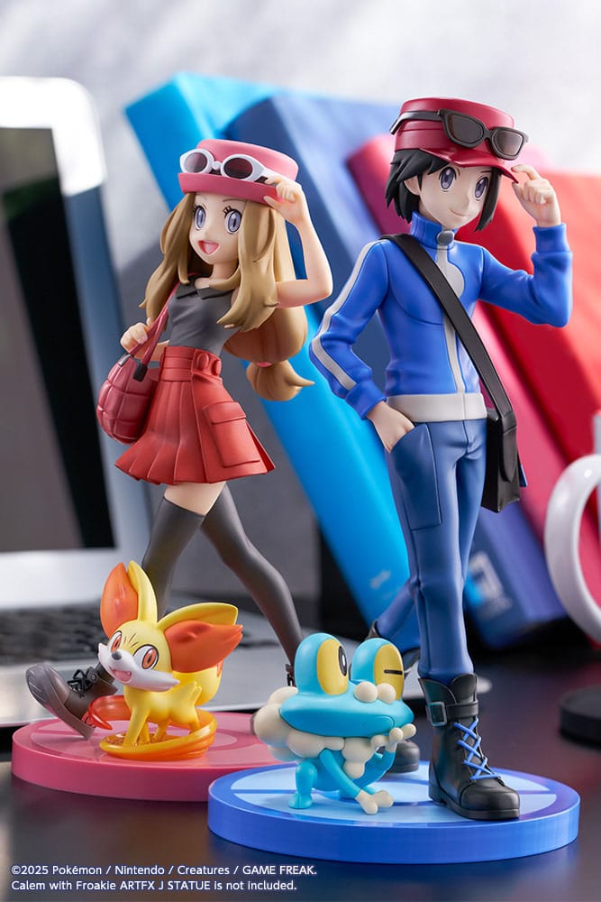 Pokémon ARTFXJ Statue 1/8 Serena & Fennekin 21 cm