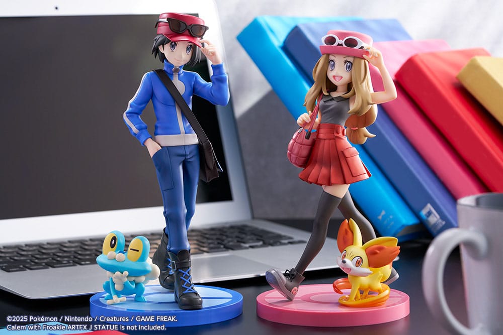 Pokémon ARTFXJ Statue 1/8 Serena & Fennekin 21 cm