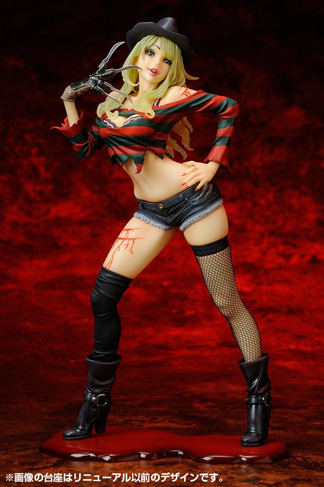 Statua in PVC di Freddy contro Jason Bishoujo 1/7 Freddy Krueger 2a edizione 18 cm