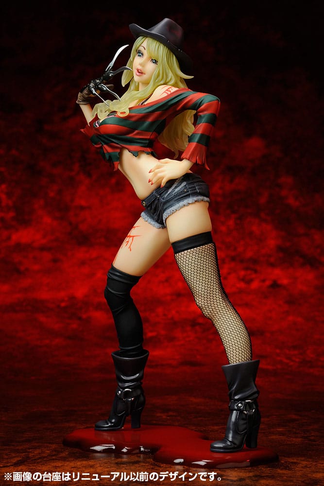 Statua in PVC di Freddy contro Jason Bishoujo 1/7 Freddy Krueger 2a edizione 18 cm