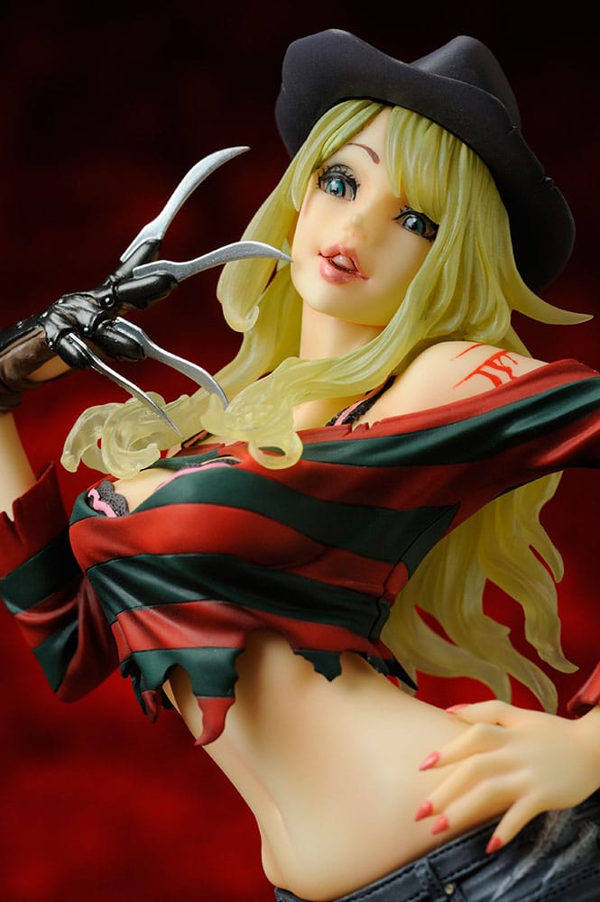 Statua in PVC di Freddy contro Jason Bishoujo 1/7 Freddy Krueger 2a edizione 18 cm